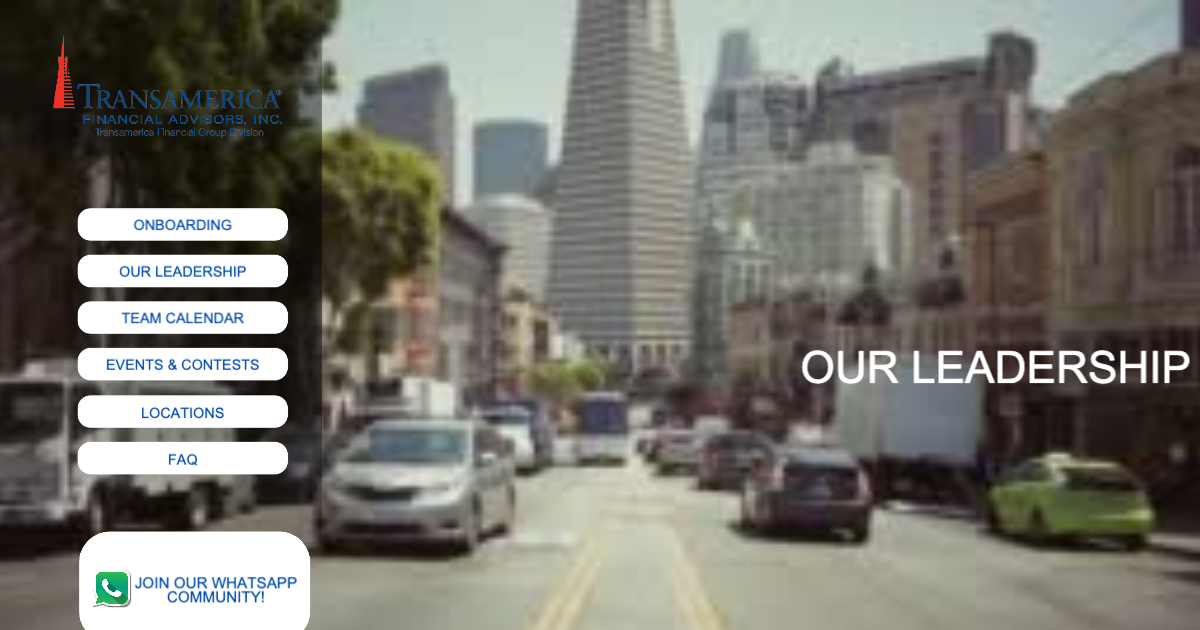 TRANSAMERICA FINANCIAL ADVISORS, INC. - OUR LEADERSHIP